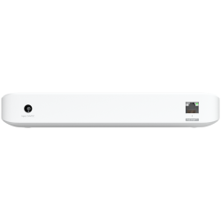 Ubiquiti USW-Ultra-210W-EU compact, Layer 2, 8-port GbE PoE switch with versatile mounting options, 7x GbE PoE+ output ports, GbE port with optional PoE++ input, 202W PoE availability with the included AC power adapter