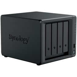 Synology DiskStation DS425+ Tower, 4-Bays 3.5'' SATA HDD/SSD, 2 x M.2 2280 NVMe SSD slot, CPU Intel Celeron J4125  4-core 2.0 GHz, 2 GB DDR4 non-ECC SODIMM, 1x RJ-45 2.5 GbE LAN, 1x RJ-45 1GbE LAN Port; 2x USB 3.2;  2.18 kg; 3yr warranty