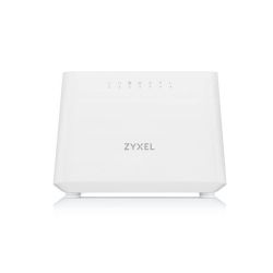 Рутер ZyXEL WiFi 6 AX1800 VDSL2 IAD 5-port Super Vectoring Gateway (upto 35B) and USB with Easy Mesh Support + Lanberg patch cord CAT.6 FTP 3m, red
