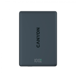 CANYON magnetic power bank OnPower 500 PD20W 5000mAh Aluminium Interstellar Black