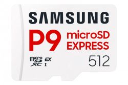 Карта памет Samsung microSDXC, 512GB P9 Express , 800 MB/s, UHS-I 90 MB/s U3, V30, A1