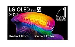 Телевизор LG OLED55C61LA, 55" OLED evo, 4K (3840 x 2160), DVB-C/T2/S2, Alpha 11 AI 4K Gen3, 120Hz Native (VRR 165Hz), ThinQ AI, HDR10, NVIDIA G-SYNC, AMD FreeSync, Dolby Vision, Dolby Atmos, AI Agent, Wi-Fi 6E, Bluetooth, eARC (HDMI 2), USB, Airplay 2, CI
