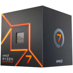 AMD CPU Desktop Ryzen 7 8C/16T 7700 (5.3GHz Max, 40MB,65W,AM5) MPK,with Radeon Graphics and Wraith Stealth Cooler