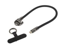 Кабел Lanberg USB-C M/M 2.0 cable 0.3m, black