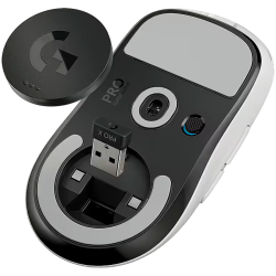 LOGITECH G PRO X SUPERLIGHT 2c compact wireless gaming mouse - WHITE - 2.4GHZ - EER2-933