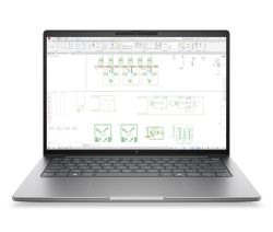 Лаптоп HP ZBook 8 G2i AI 14" Meteor Silver, Ultra 7 356H(up to 4.7Ghz/18MB/16C), 14" AG WUXGA 400nits, 24GB 5600Mhz 1DIMM, 1TB PCIe SSD, WiFi7+BT6, FPR, Smart Card Reader, Nvidia RTX PRO 500 4GB, Backlit Kbd, 8C Batt, Win 11 Pro, 3Y OnSite