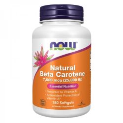 Now Foods NOW Natural Beta Carotene 25,000 IU 180 Дражета