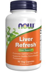Now Foods NOW Liver Refresh Detoxifier & Regenerator 90 Капсули