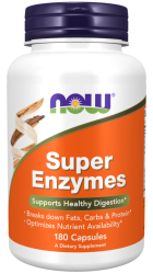 Now Foods NOW Super Enzymes 180 Капсули