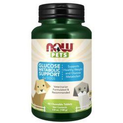 Now Foods Now Pets Glucose Metabolic Support 90 Chewable Tablets