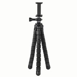 HAMA Трипод "Flex" за смартфон и GoPro, 26 см, черен