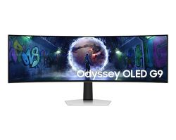 Монитор Samsung LS49CG934, 49" Odyssey G9 GAMING, Curved OLED, 1800R, 240Hz, Smart. 32:9, 5120 x 1440, 250 cd/m2, Display Port , HDMI,Micro HDMI, USB Hub, Silver + Logitech G102 Mouse, Lightsync RGB, 8000 DPI, 6 Programmable Buttons, Black