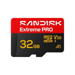 Sandisk карта Extreme PRO microSD™ UHS-I Card 32GB,Read up to 100MB/s, Write 90MB/s