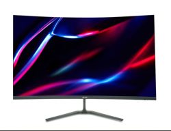Монитор Acer Nitro ED320QUS3bmiipx, 31.5'' Curved QHD (2560x1440), VA, 180Hz, 100M:1, 250 nits, 5ms(GTG)/1ms (VRB), FreeSync, 2xHDMI, 1xDP, Audio Out, BlueLightShield, Speakers, Tilt, VESA, Energy Class F, Black, 2Y