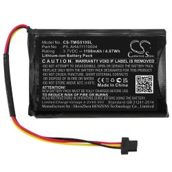 Батерия за GPS TomTom AT6, Go 510, Go 520, Go 520 WIFI, VIA 62, Go Basic 6&Prime;  3,7V 1100mAh LiIon Cameron Sino