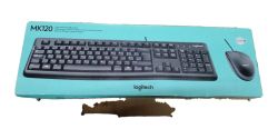 Разопакована клавиатура Logitech MK120 с БДС USB Black