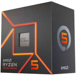AMD CPU Desktop Ryzen 5 6C/12T 7500 (5.0GHz,38MB,65W,AM5) box
