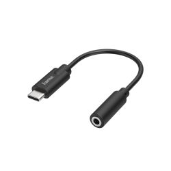 USB-C кабел Hama Essential Line USB-C към Jack 3.5mm 0.2 м (205282)