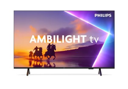 Телевизор Philips 65PUS8510/12, 65" 4K Ultra HD QLED, 3840x2160p, DVB-T/T2/T2-HD/C/S/S2, 60Hz, Ambilight 3, Pixel Precise UHD, 90% DCI, HDR+, Titan OS, Dolby Atmos, Dolby Digital, VRR, 3*HDMI, 2*USB, 802.11ac, 20W RMS, Black
