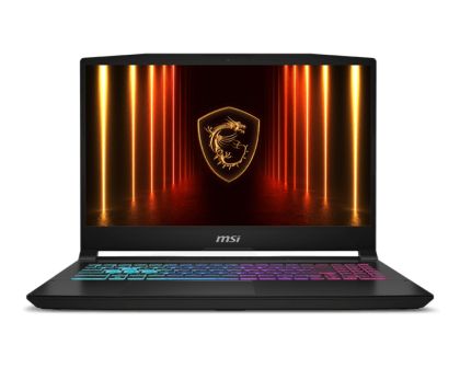Лаптоп MSI Katana 15 HX B14WEK, i7-14650HX (16C/24T 8P+8E up to 5.2 GHz), NVIDIA GeForce RTX 5050 8GB GDDR7 440 AI TOPS, 15.6" QHD (2560x1440) 165Hz, IPS-Level, 16GB DDR5 2x8 5600MHz, 1TB SSD Gen4x4, Intel WiFi 6E, BT5.3, 4 Zone RGB Kbd, NO OS, 2.4kg