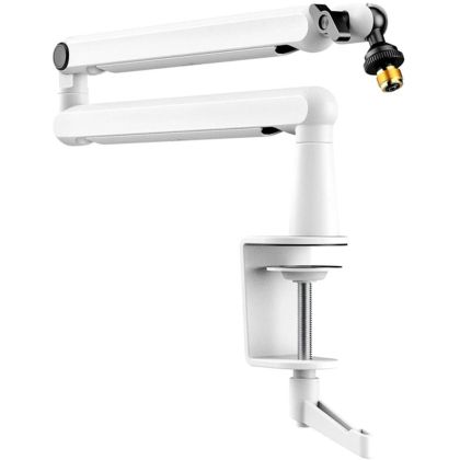 Стойка за микрофон FIFINE BM88 White High End Boom Arm Stand