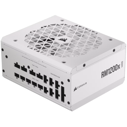 CORSAIR RM1200x Shift White, 1200 Watt, 80 PLUS GOLD, Fully Modular