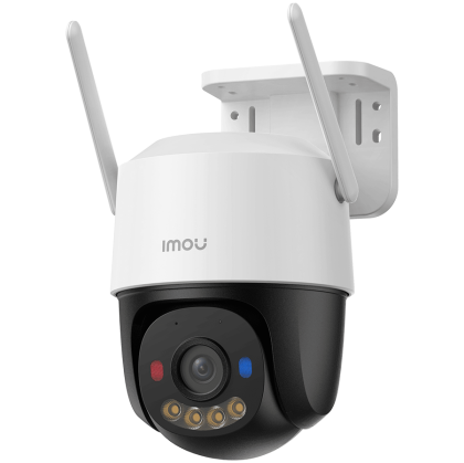 Imou Cruiser SC, full color night vision Wi-Fi IP camera 5MP, rotation 355°Pan & 90°Tilt, 1/3.6" CMOS, H.265, 20fps@1620, 3.6mm Fixed lens, FOV 78°, IR up to 30m, micro SD up 512GB, 8x Digital Zoom, 1x RJ45, Mic&Speaker, 110dB Siren, Spotlight, IP
