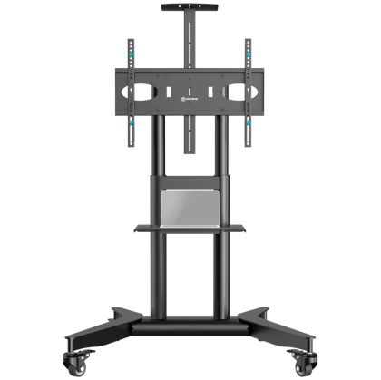 ONKRON Mobile TV stand for 32"-75" up to 50 kg, black