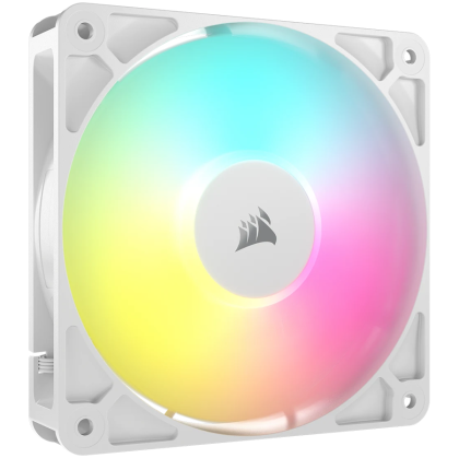 CORSAIR RS120 ARGB White, 120mm ARGB Fan, Single Pack