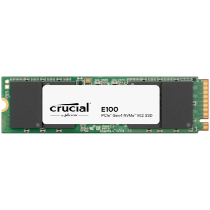 Crucial E100 480GB PCIe Gen4 2280 NVMe M.2 SSD
