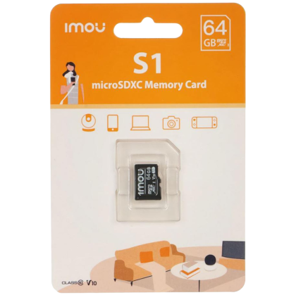 Imou microSDXC 64GB Class 10, U3, V30, EAN: 6939554929755