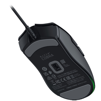 Razer Cobra Gaming Mouse, Optical Mouse Switches Gen-3, 90 million Clicks, 58g Lightweight Design, Razer Chroma™ Lighting with Gradient Underglow, 8500 DPI Optical Sensor, Razer™ Speedflex Cable, 100% PTFE Feet