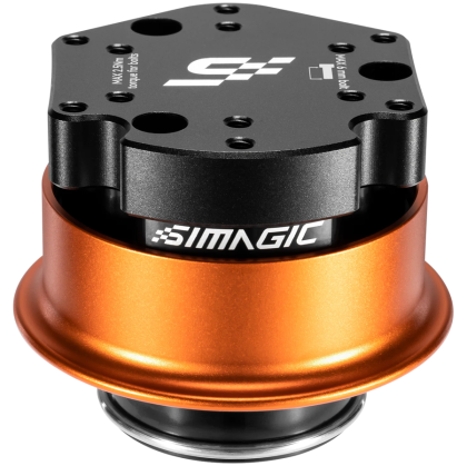 SIMAGIC Quick Release Wheel Adapter, CNC‑machined aluminium