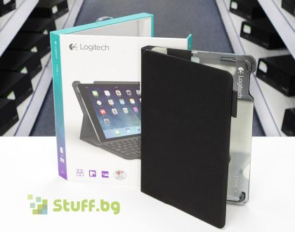 Logitech TYPE+ Black Protective case with integrated keyboard for iPad Air