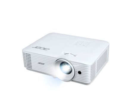 Мултимедиен проектор Acer Projector P1558i, DLP, Full HD (1920x1080), 5200 ANSI Lumens, 14,000:1 Dynamic Black, 1.3X Zoom, Wireless dongle included, 2x HDMI (1.4b), DC Out (5V/1.5A, USB-A), RS232, Speaker 10W, Bluelight Shield, 2.8 kg, Bag, 3Y, White
