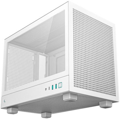 DeepCool CH160 PLUS WH, Mini Tower, Mini-ITX/Micro-ATX, 2xUSB3.0, 1xType-C Gen 2, 1xAudio/Mic, Mesh Panel, White, R-CH160-WHNGM0-G, 2Y