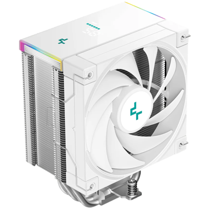 DeepCool AK500S DIGITAL SE WH, CPU Air Cooler, 1x120mm FK120 PWM FDB Fan, ARGB, Digital Display, 5 Heatpipes, Fluid Dynamic Bearing, White, LGA1851/1700/1200/1151/1150/1155, AMD AM5/AM4, 125x96x160 mm(LxWxH), R-AK500S-WHADMN-GJD, 3Y
