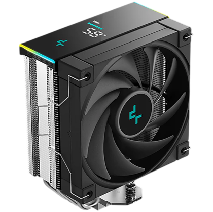 DeepCool AK400 DIGITAL SE, CPU Air Cooler, 1x120mm FK120 PWM Fan, Digital Display, ARGB, 4 Heatpipes, Black, LGA1851/1700/1200/115x, AMD AM5/AM4, 126x97x157 mm(LxWxH), R-AK400-BKADMN-GJD, 3Y