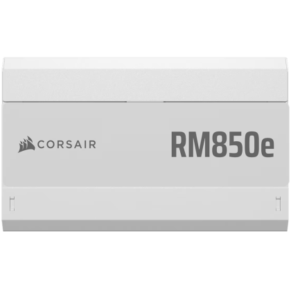 CORSAIR RM850e White, 850 Watt, Cybenetics Gold Certified, Fully Modular