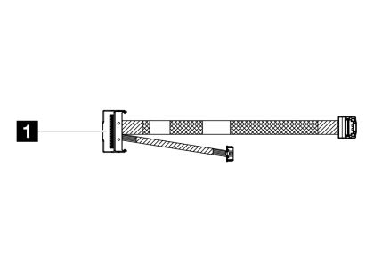 Кабел Lenovo ThinkSystem SR630 V3 M.2 RAID B540i-2i SATA/NVMe Cable Kit