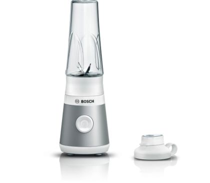 Блендер Bosch MMB2111T, Blender VitaPower Series 2, 0,6 L, 450 W, ToGo bottle from Tritan, Silver
