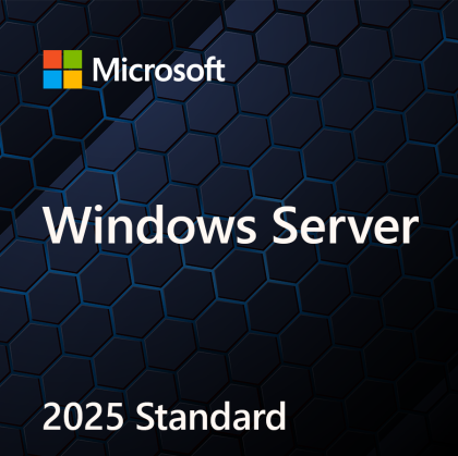 Windows Svr Std 2025 English 1pkDSP OEI 16CrNoMedia/NoKey(POSOnly)AddLic