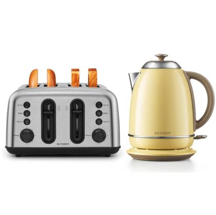 BUYDEEM Electric Kettle, model K640E, color Mellow Yellow, EU