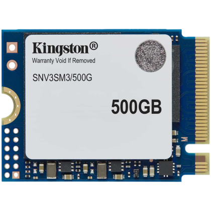 Kingston 500GB NV3 SSD M.2 2230 PCIe 4.0 NVMe, Read: 5,000/ Write: 3,000MB/s