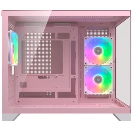COUGAR FV150 Mini RGB PC Case, Mid tower, Pink