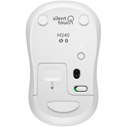 LOGITECH M240 Bluetooth Mouse - OFF WHITE - SILENT