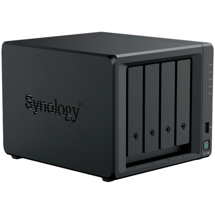 Synology DiskStation DS425+ Tower, 4-Bays 3.5'' SATA HDD/SSD, 2 x M.2 2280 NVMe SSD slot, CPU Intel Celeron J4125  4-core 2.0 GHz, 2 GB DDR4 non-ECC SODIMM, 1x RJ-45 2.5 GbE LAN, 1x RJ-45 1GbE LAN Port; 2x USB 3.2;  2.18 kg; 3yr warranty