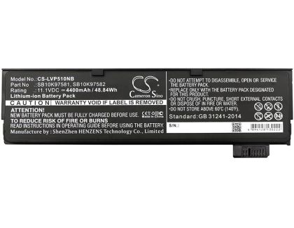 Батерия за лаптоп  LENOVO Thinkpad P51S, Thinkpad T470, Thinkpad T570, 01AV422 LiIon 11.1V 4400mAh CAMERON SINO