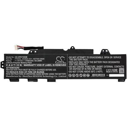 Батерия за лаптоп HP EliteBook 755 G5, EliteBook 850 G5, ZBook 15U G5, TT03XL LiPo 11.55V 4700mAh CAMERON SINO