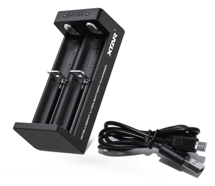 Зарядно у-во XTAR MC2S NEW, USB Type-C , Universal Charger, LiIon & NIMH, 18650, CR123, AA, AAA  с 2 гнезда
